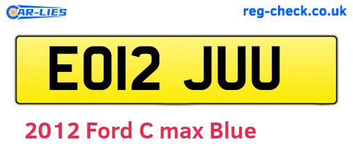 Blue 2012 Ford C-max (EO12JUU)