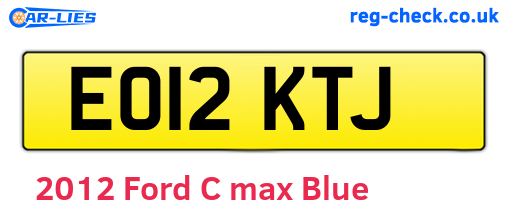 Blue 2012 Ford C-max (EO12KTJ)