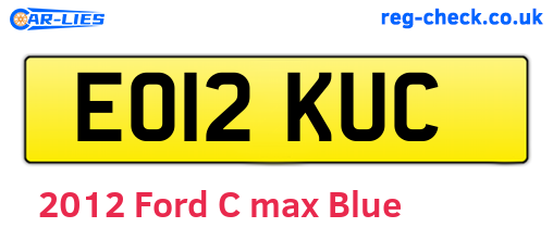 Blue 2012 Ford C-max (EO12KUC)