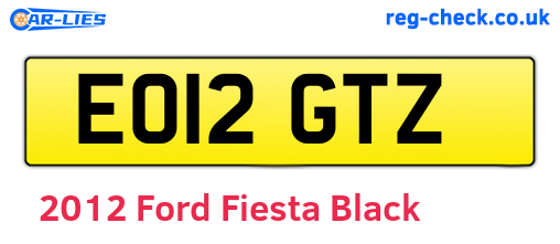 Black 2012 Ford Fiesta (EO12GTZ)
