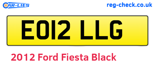 Black 2012 Ford Fiesta (EO12LLG)