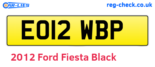 Black 2012 Ford Fiesta (EO12WBP)