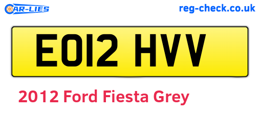 Grey 2012 Ford Fiesta (EO12HVV)