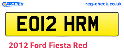 Red 2012 Ford Fiesta (EO12HRM)