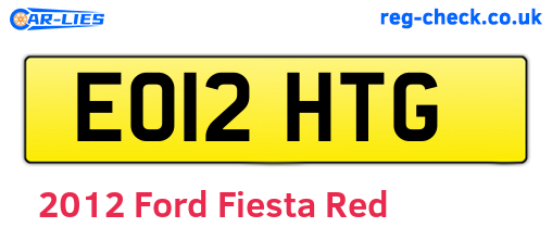 Red 2012 Ford Fiesta (EO12HTG)