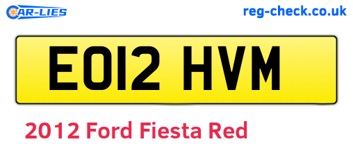 Red 2012 Ford Fiesta (EO12HVM)