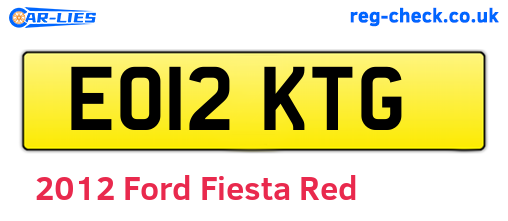 Red 2012 Ford Fiesta (EO12KTG)
