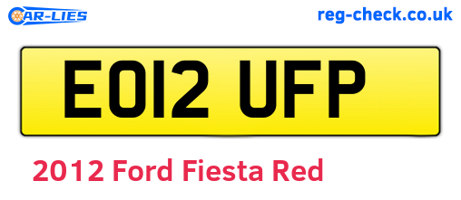 Red 2012 Ford Fiesta (EO12UFP)