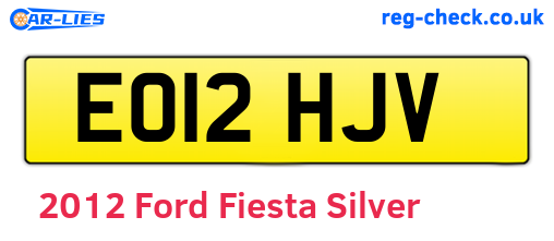 Silver 2012 Ford Fiesta (EO12HJV)