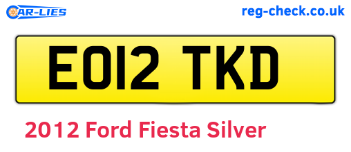 Silver 2012 Ford Fiesta (EO12TKD)