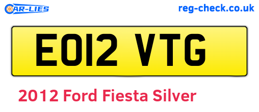 Silver 2012 Ford Fiesta (EO12VTG)
