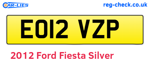 Silver 2012 Ford Fiesta (EO12VZP)