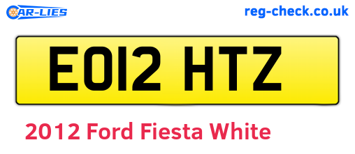 White 2012 Ford Fiesta (EO12HTZ)