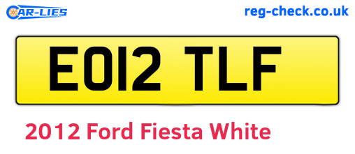 White 2012 Ford Fiesta (EO12TLF)