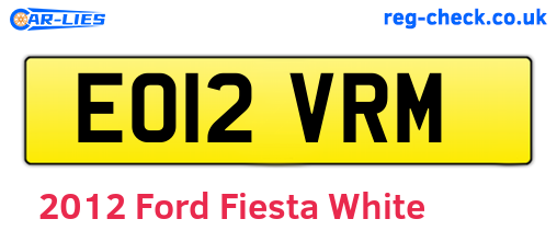 White 2012 Ford Fiesta (EO12VRM)