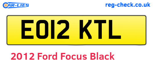 Black 2012 Ford Focus (EO12KTL)