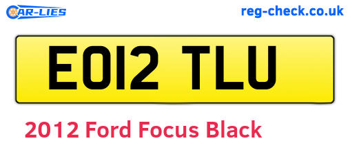 Black 2012 Ford Focus (EO12TLU)