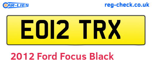 Black 2012 Ford Focus (EO12TRX)