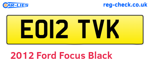 Black 2012 Ford Focus (EO12TVK)