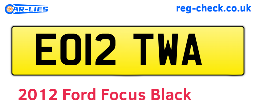 Black 2012 Ford Focus (EO12TWA)
