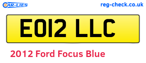 Blue 2012 Ford Focus (EO12LLC)