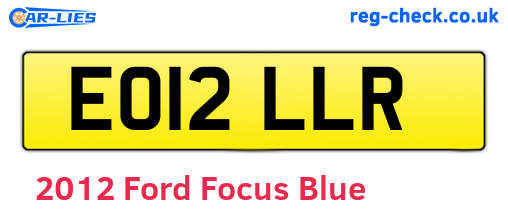 Blue 2012 Ford Focus (EO12LLR)