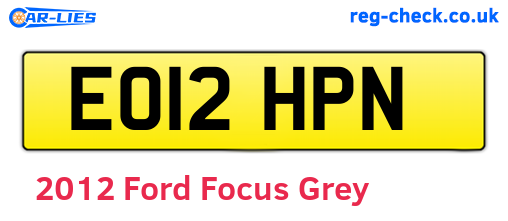 Grey 2012 Ford Focus (EO12HPN)