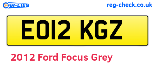 Grey 2012 Ford Focus (EO12KGZ)