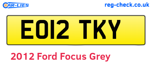 Grey 2012 Ford Focus (EO12TKY)