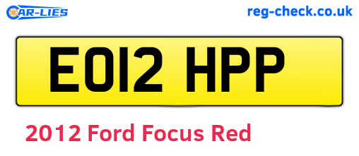 Red 2012 Ford Focus (EO12HPP)