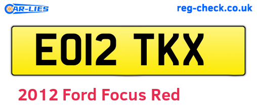 Red 2012 Ford Focus (EO12TKX)