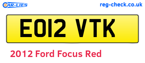 Red 2012 Ford Focus (EO12VTK)