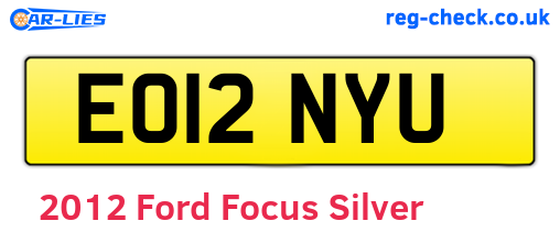 Silver 2012 Ford Focus (EO12NYU)