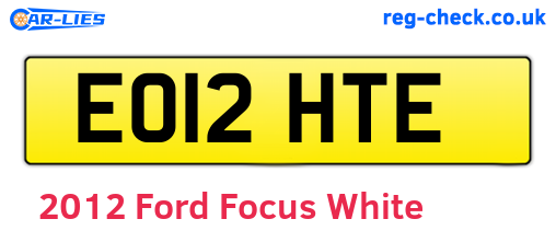 White 2012 Ford Focus (EO12HTE)