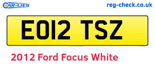 White 2012 Ford Focus (EO12TSZ)