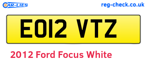 White 2012 Ford Focus (EO12VTZ)