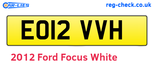 White 2012 Ford Focus (EO12VVH)
