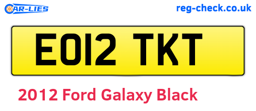 Black 2012 Ford Galaxy (EO12TKT)