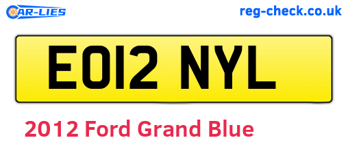 Blue 2012 Ford Grand (EO12NYL)