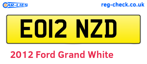 White 2012 Ford Grand (EO12NZD)