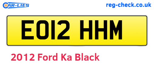 Black 2012 Ford Ka (EO12HHM)