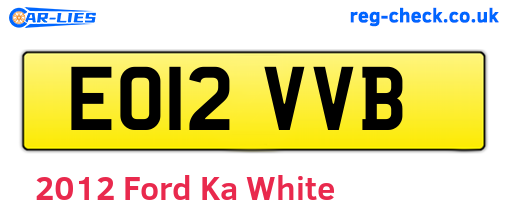 White 2012 Ford Ka (EO12VVB)