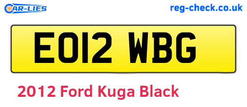 Black 2012 Ford Kuga (EO12WBG)
