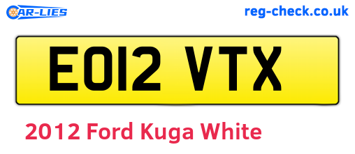 White 2012 Ford Kuga (EO12VTX)