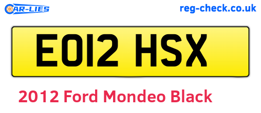 Black 2012 Ford Mondeo (EO12HSX)