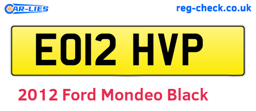 Black 2012 Ford Mondeo (EO12HVP)