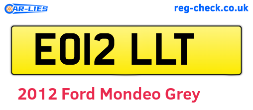 Grey 2012 Ford Mondeo (EO12LLT)