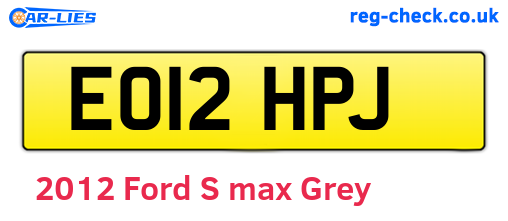 Grey 2012 Ford S-max (EO12HPJ)