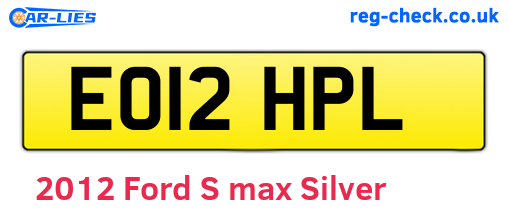 Silver 2012 Ford S-max (EO12HPL)