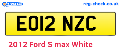 White 2012 Ford S-max (EO12NZC)